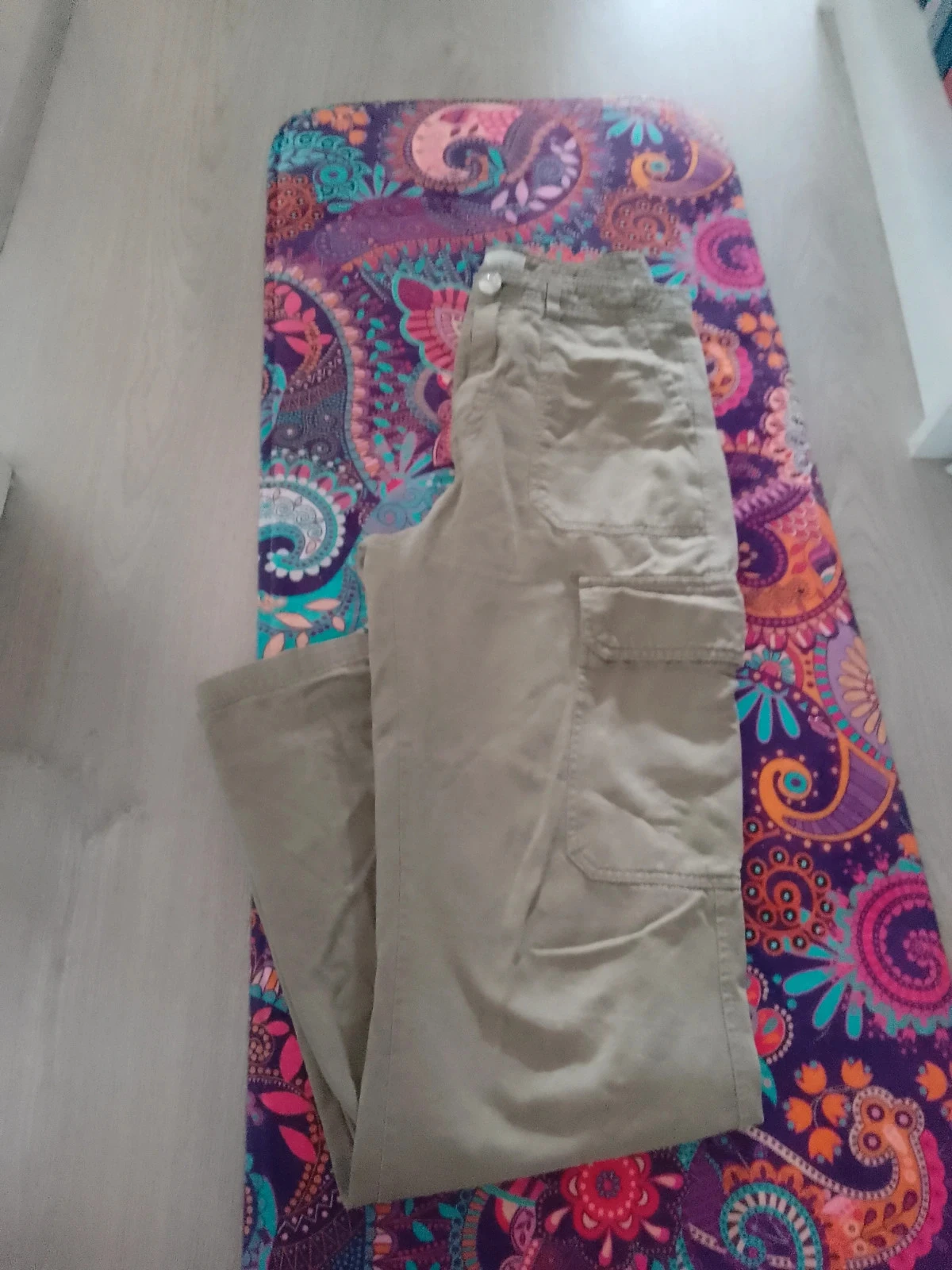 Pantalon cargo Zara 34 en coton
